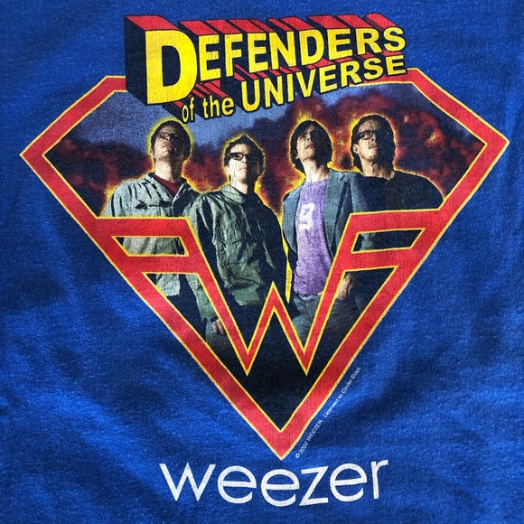Weezer “Defenders of the Universe” t-shirt rare vintage Emo rock XL - Picture 3 of 3